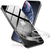 HB Hoesje Geschikt voor Apple iPhone 12 & Apple iPhone 12 Pro Transparant - Siliconen Back Cover