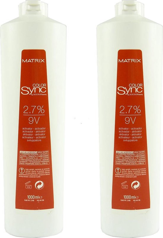Matrix Color Sync Activator Developer 2.7 9V 2x 1000 ml kleuring
