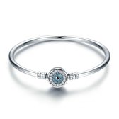 Sterling zilveren bangle armband 17 cm