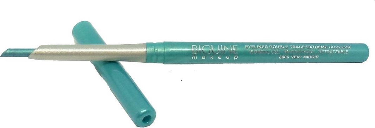 BIGUINE MAKEUP PARIS EYELINER DOUBLE TRACE EXTREME DOUCEUR Eye Make-up - 0,25g - 8806 Vert Miroir