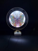 Diamond painting nachtlampje met spiegel - Vlinder