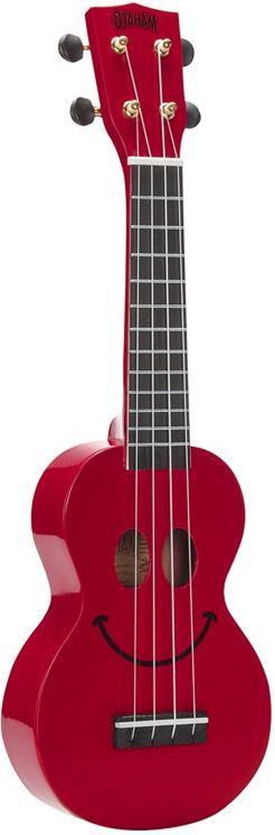 Smiley Series Soprano Ukulele - Red