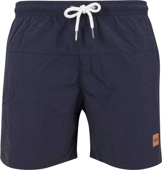 Urban Classics - Block Zwemshorts - 2XL - Blauw