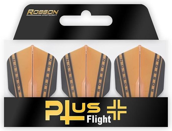 Bull's Robson Plus Flight Std.6 V - Orange - Dart Flights van Bull's — afbeelding 2