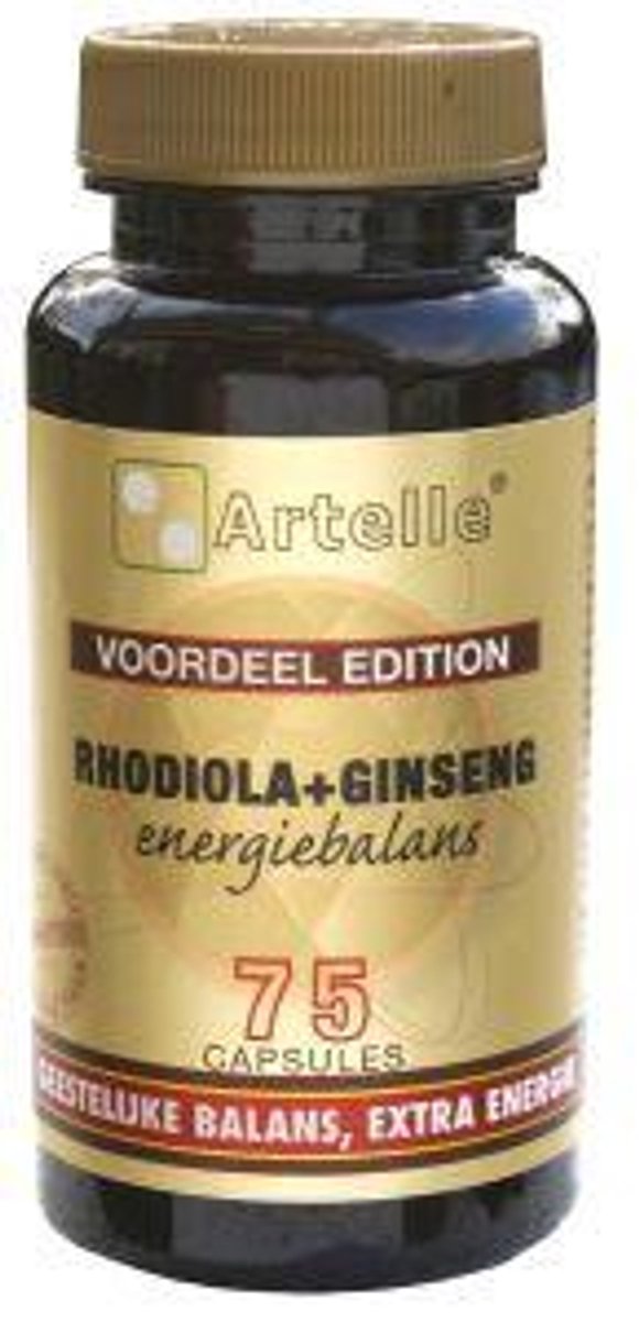 Artelle Rhodiola Ginseng Energie