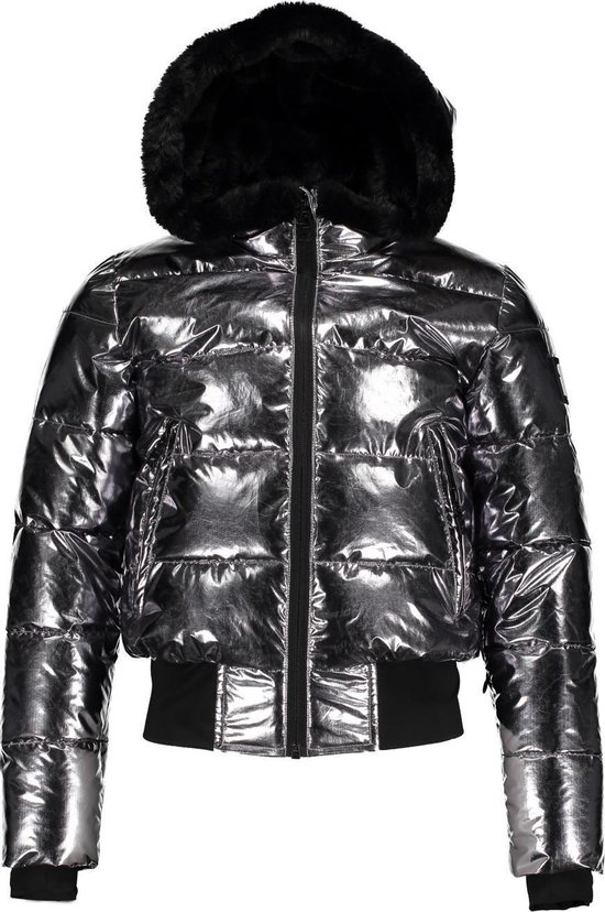 Superrebel G Basic Metalic Girls Ski Jacket - R009-5286 Zilver 116 | bol