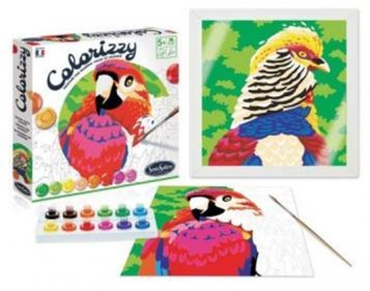 Colorizzy - Oiseaux - Peintures par Numéros - Sentosphère