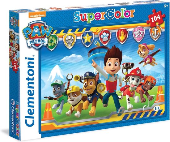 Clementoni - Puzzel - 104 Stukjes - Paw Patrol - Kinderpuzzel - Vanaf ...