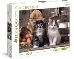 Clementoni - Puzzel - 1000 Stukjes - Schattige Kittens - Puzzel Voor Volwassenen - High Quality Collection