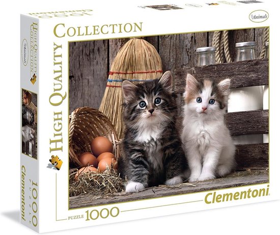 Clementoni puzzel schattige katjes