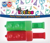 The Littlies Treinfluit Junior Oranje/groen 2 Stuks