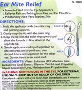 Pet Snapz Ear Mite Relief Oorreiniging tegen jeuk en pijn - 6-Pack