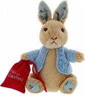 Peter Rabbit - Christmas small soft toy - Gund - Pieter Konijn kerstknuffel - 17 cm.