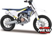 Maisto HUSQVARNA FC 450 wit/blauw/geel schaalmodel 1:18