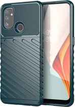 OnePlus Nord N100 Hoesje TPU Thunder Design Groen