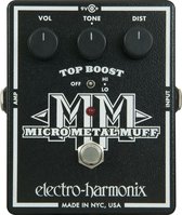 Electro Harmonix, Micro Metal Muff top boost, effectpedaal voor elektrische gitaar