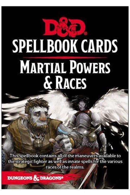 Afbeelding van het spel Spellbook Cards Martial Powers & Races (61 Cards)