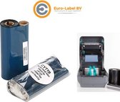 1 doos met 12 stuks Thermal Transfer ribbons (inkt linten) voor Zebra GK420T - 110mm breed - 74 meter lang