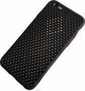 Apple iPhone 6 Plus / 6s Plus - Silicone hoesje Liam zwart - Geschikt voor