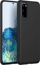 samsung s20 fe hoesje zwart - Samsung S20 FE hoesje Siliconen Hoesje Case Cover - Zwart