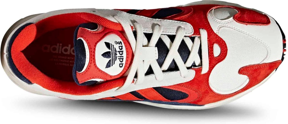 Adidas Heren Lage sneakers Yung-1 - Rood - Maat 41⅓ | bol.com