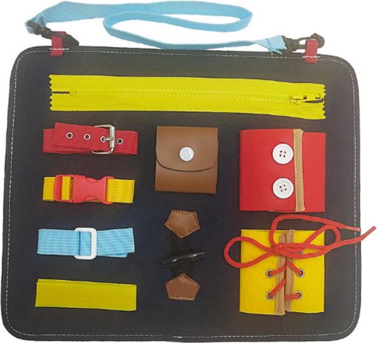busy bag - motoriek speelgoed - busy board - montessori - educatief speelgoed - kinderspeelgoed 2 - 5 jaar - Blijderij