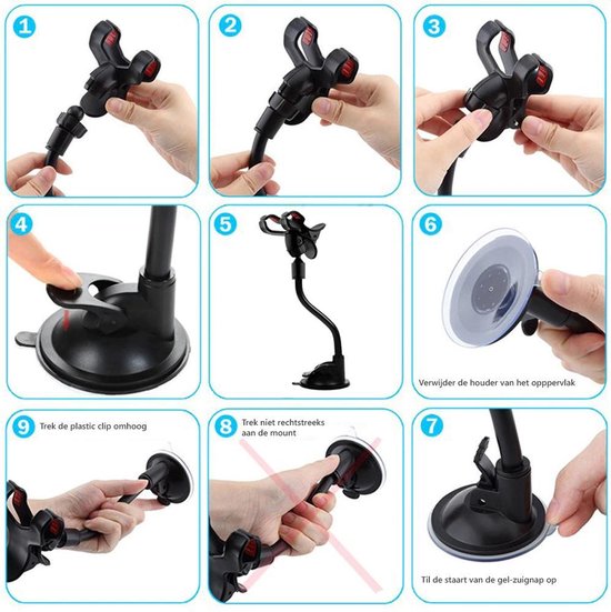 Gitaar telefoonhouder - Draagbare magnetische bas Smartphone Mount | Bas Smartphone Houder, Verstelbare Gitaar Bladmuziek Houder, Mobiele Telefoon Houder Klem Voor Live Uitzending, Video Opname