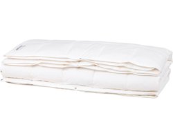 Balette Eendendons 4-Seizoenen Dekbed - 240x220 - Tweepersoons - 2-Delig met Drukknopen - 90% Eendendons - Anti Huisstofmijt & Allergiee (NOMITE) - Warmteklasse 1, 3 & 4 - Zomer & Winterdekbed