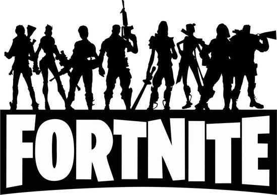 Sticker Muursticker Fortnite Playstation 5 Top cadeaux