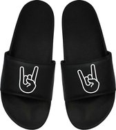 Cadeau Kerstmis - Cadeau Kerst - Cadeau Badslippers - Badslippers Hard Rock - Cadeau - Heavy Metal 37