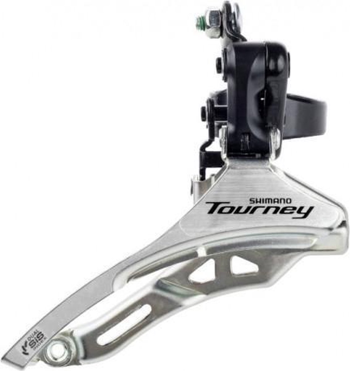 Voorderailleur Shimano Tourney FD-TY300 3x6/7 speed - down swing - down pull - hoge klem 34,9 mm - 42T - (66-69°)