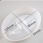 Zeephouder Badkamer Zeepdoos Zeepbakje Ovaal Mal Epoxy Mallen Flexibel Kunsstof Epoxy Mold Gietmal Zeep Siliconen Mallen