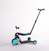 ROADKID BLAUW kinderfiets 3 in 1 - loopfiets/ driewieler/step