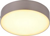 Luxbien® - LED -  Plafondlamp - Chroom - Plafondlampen - Plafondlamp Badkamer - Plafondlamp LED - Plafondlamp Badkamer - Warm Wit - Ø 18 cm