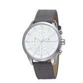 Pierre Cardin La Gloire Champeret PC902741F101 Horloge - Leer - Grijs - Ø 45 mm