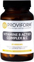 Proviform Vitamine B Actief complex & C - 60 vcaps