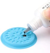 Wimperlijm houders - Set van 50 paarse lijm bakjes en 20 eye patches - 26 kuiltjes per bakje - Eyelash extension tools