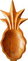 Nusa Originals  - Teakhouten Dessertbord - Ananasvorm - 28x14cm