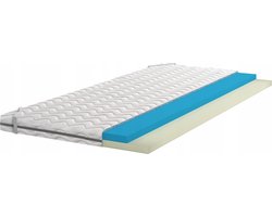 Topper - topdekmatras - dekmatras - topmatras - 90 x 200 - 7cm DIKTE - TRAAGSCHUIM - NASA - VISCO - MEMORY - schuim ecoPUR - TENCEL