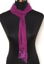 Fashion sjaal paars