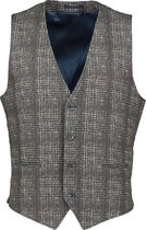 Hensen Gilet - Slim Fit - Grijs - 56