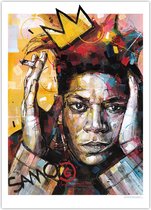 Poster - Jean-michel Basquiat - 70 X 50 Cm - Multicolor