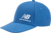 New Balance STK Snapback Cap MH934317FCB, Mannen, Blauw, Pet, maat: One size