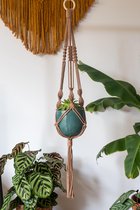 Macrame Plantenhanger - Mokka - Exclusief pot