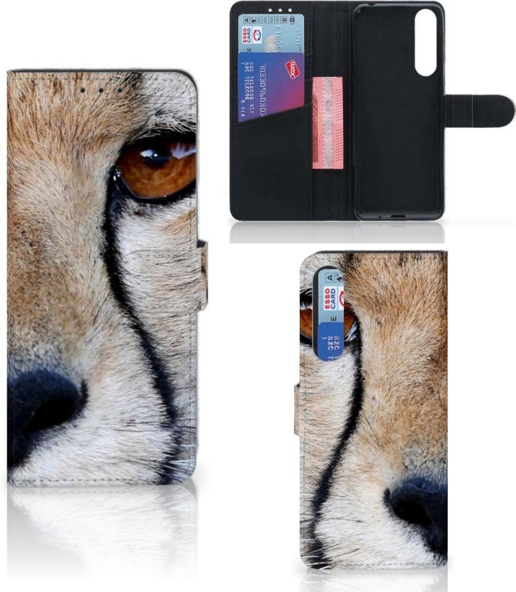 Sony Xperia 1 II Telefoonhoesje met Pasjes Cheetah