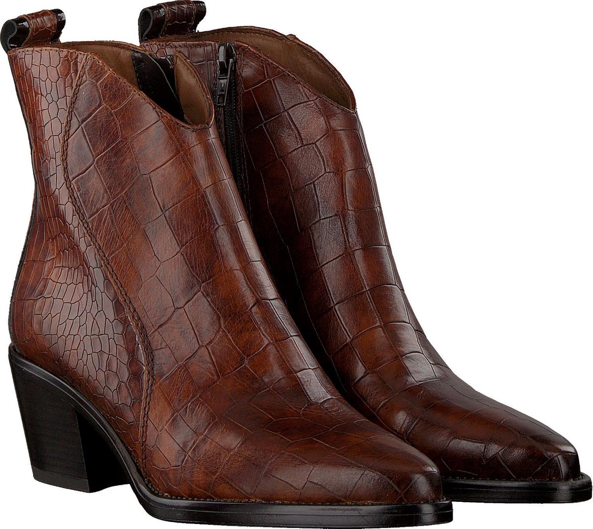 Omoda Dames Enkellaarsjes 760202 Bruin Maat 42 Omoda Dames Enkellaarsjes 760202 Bruin Maat 42