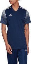 adidas Sportshirt - Maat M  - Mannen - navy,wit