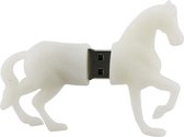 Paard usb stick 8gb wit - 1jaar garantie - A graden chip