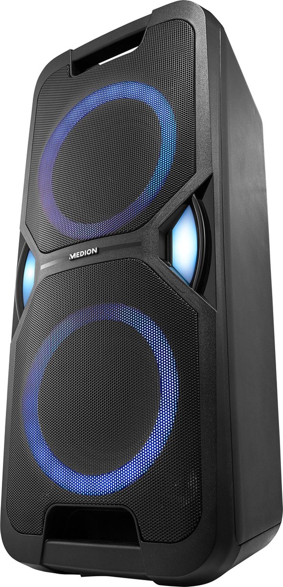 MEDION LIFE P67038 Bluetooth Party Speaker, Krachtige bas,  Microfoonaansluiting, LED... | bol.com