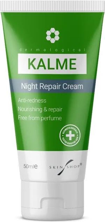 Rosacea nachtcrème - Kalme Night Repair Cream | Ontstekingsremmend | Intensieve hydratatie | Bevat Derma Sensitive | 50ml